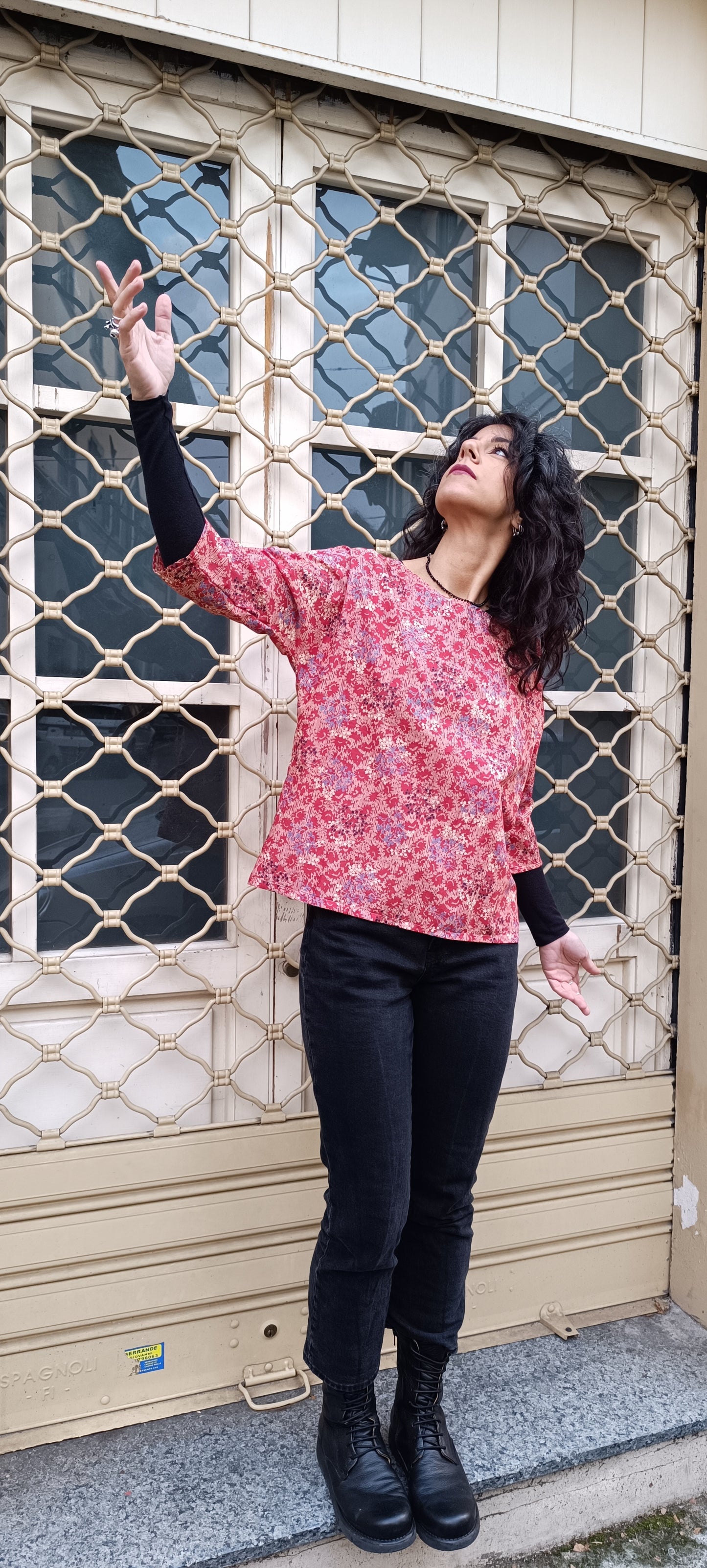 Blusa fiori